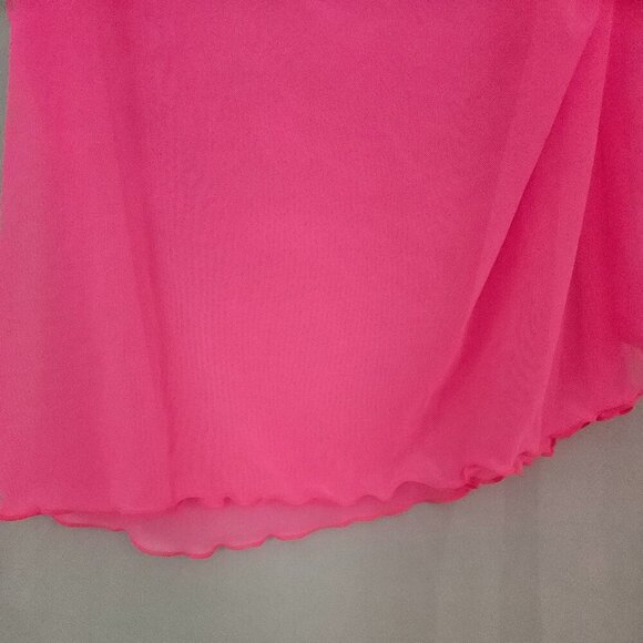 Decree Summer Daze Swim Adjustable Skirt Tie Wrap Full Coverage Electric Pink XX - Picture 4 of 7